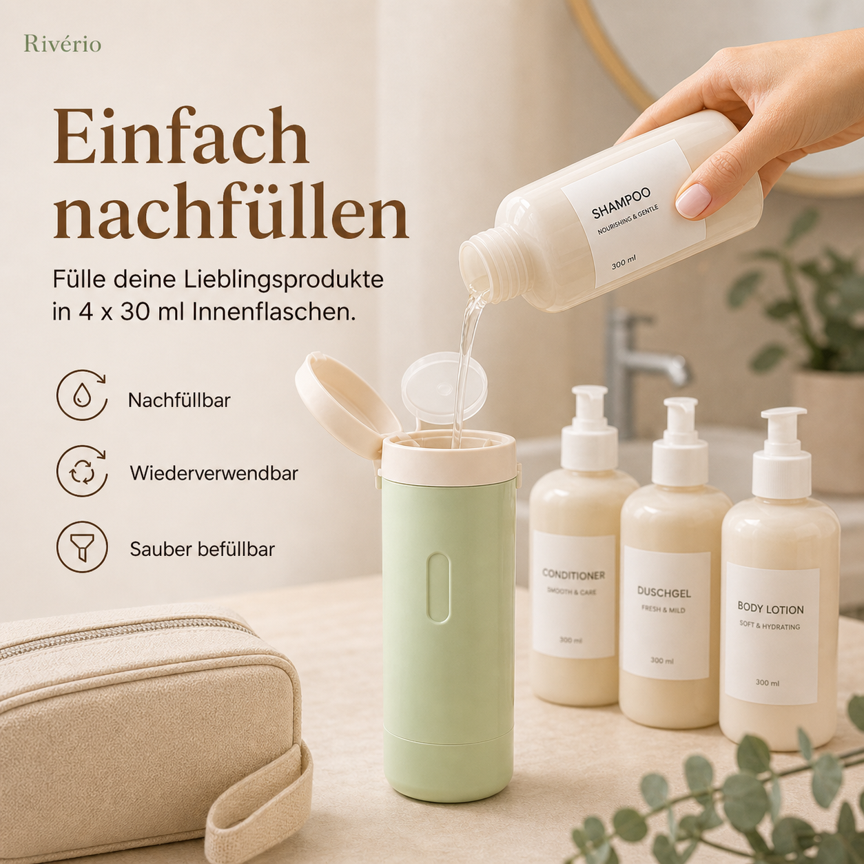 4 in 1 Reisespender